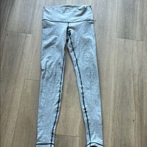 Lululemon Athletica Gray Leggings High Waist Streamlined